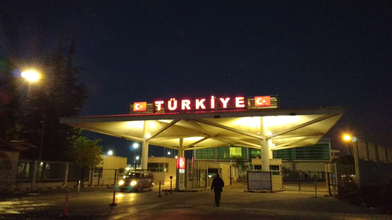 Finally entering Turkey