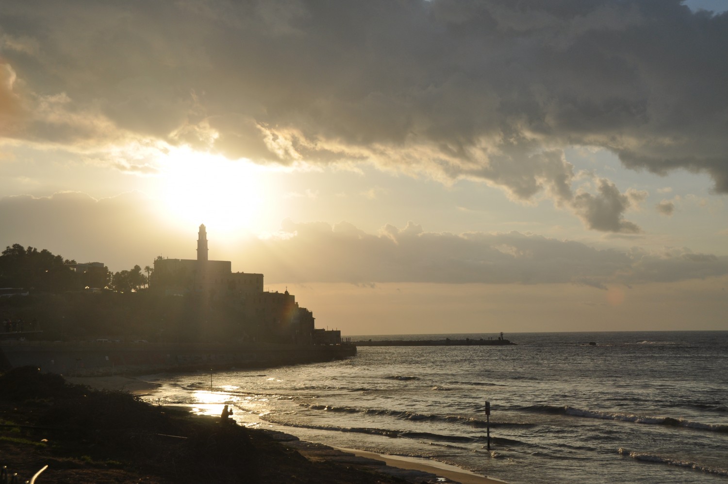Sunset over Old Yaffo