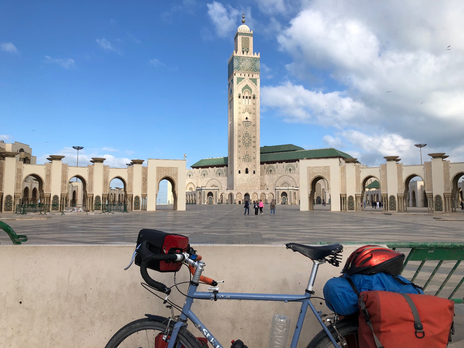 One of the world's biggest mosques, in Casablanca