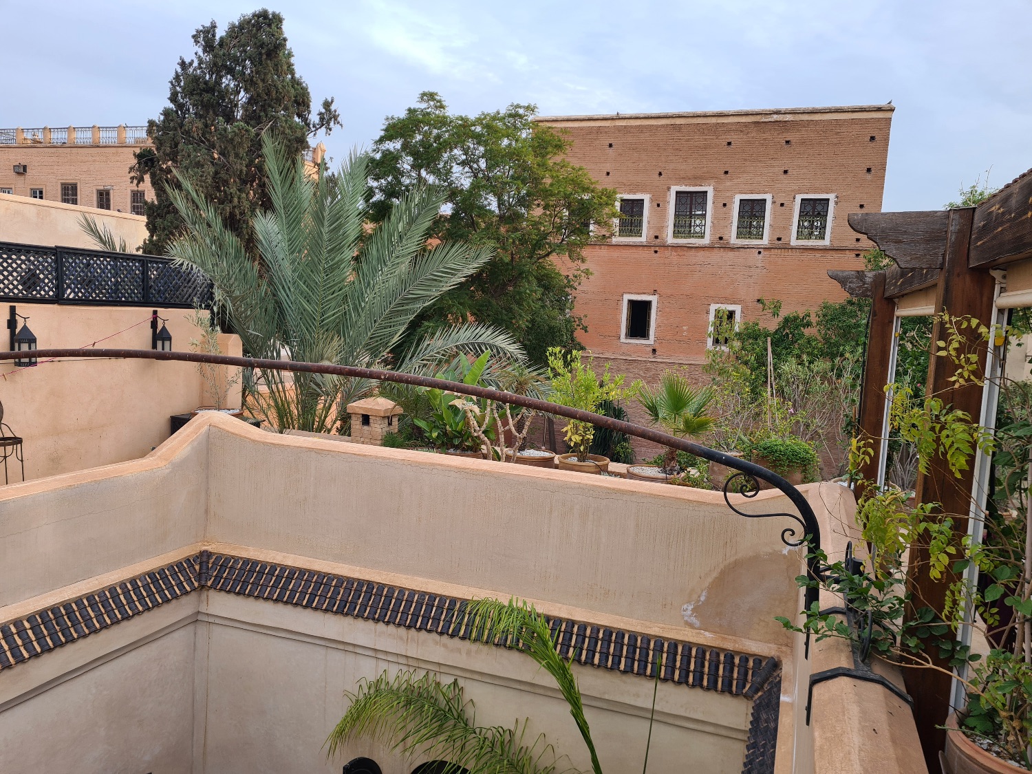 Rooftop at our private riad