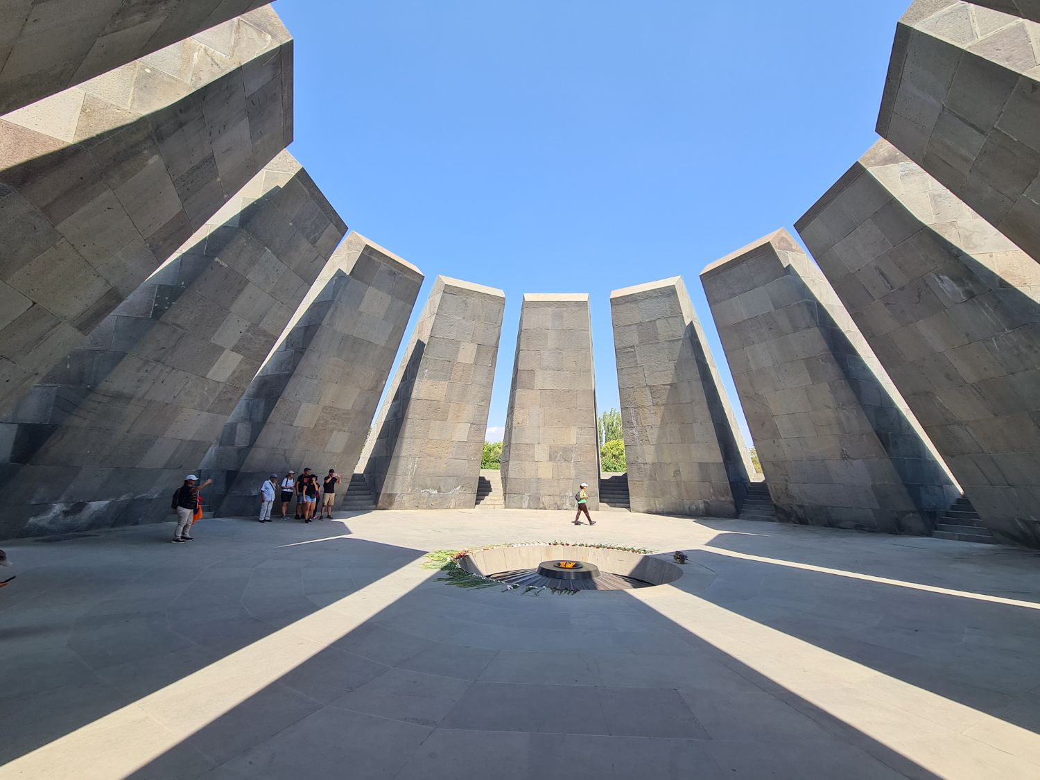 Armenian genocide memorial in Yerevan