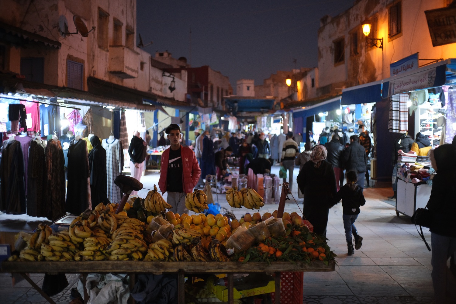 Fruit vendor in Essaouira