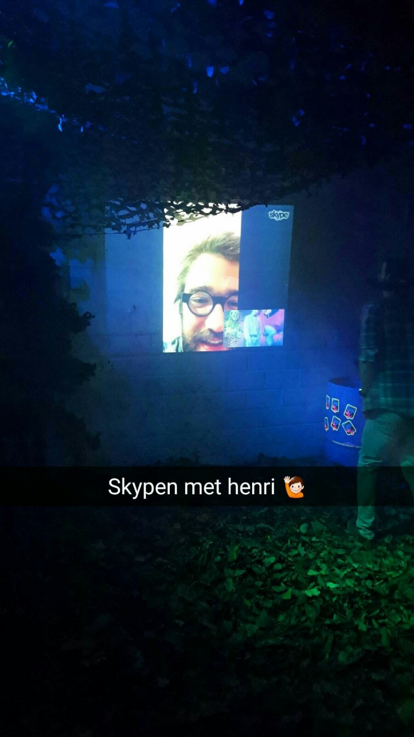 Skype from their side