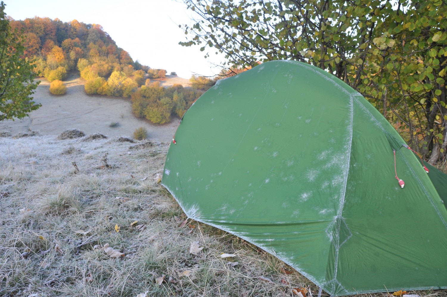 My frozen tent